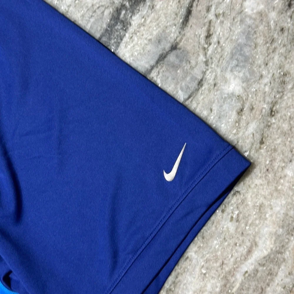 Nike Golf Polo Mens 3XL Arlington Ducks Unlimited Embroidered Blue‎ Dri-FIT